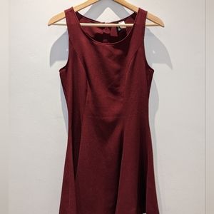 H&M burgundy tank dress